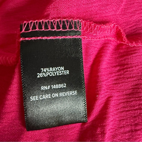 Torrid Washable Gauze Tie Front Crop Kimono Women’s Size 3X Pink Draped - Picture 9 of 11